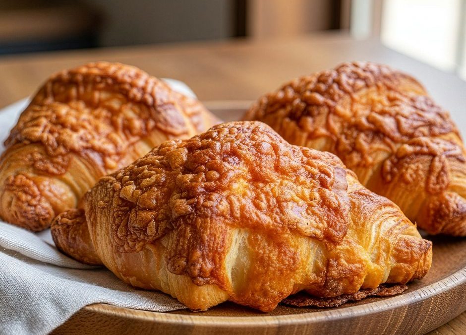 Croissant m. Speck & Cheddar